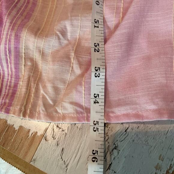 Liverpool Los Angeles V-Neck Sleeveless Tiered Striped Maxi Dress Small - Picture 10 of 11